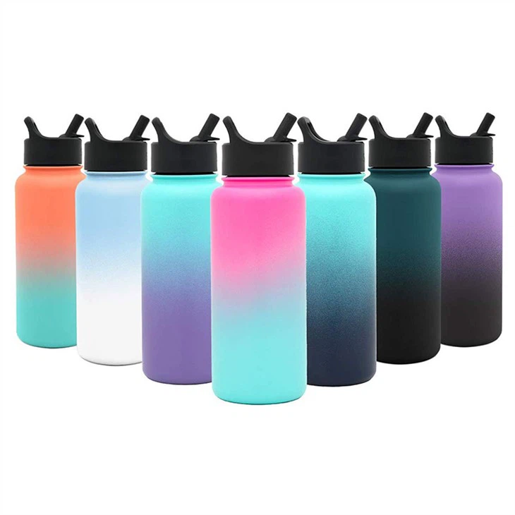 Color Change Double Wall Sport Bottle